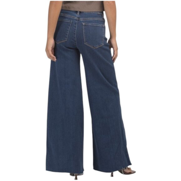 RISEN High Rise Wide Leg Palazzo Jeans - Picture 2 of 2